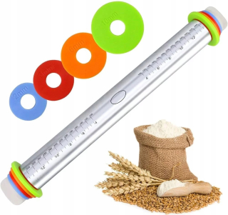 Stolová podložka - Nastaviteľný valček s krúžkami 43 cm